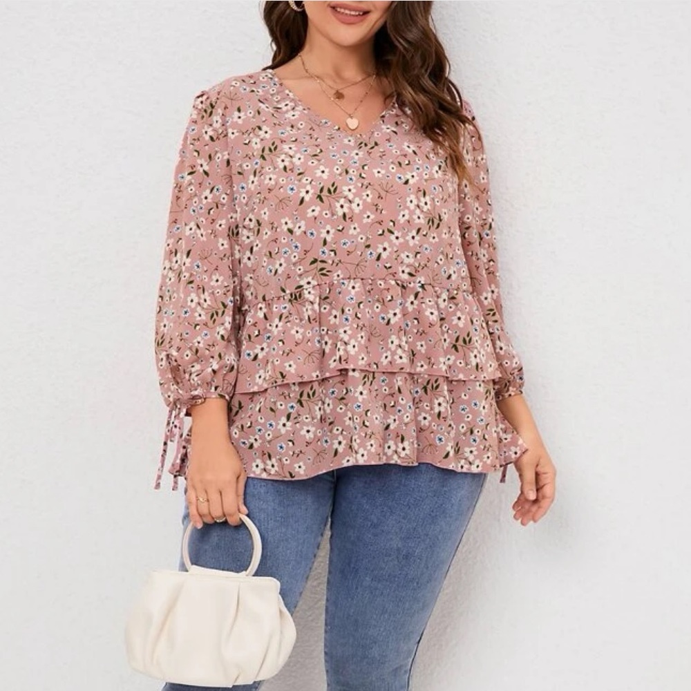 Floral SHEIN Top